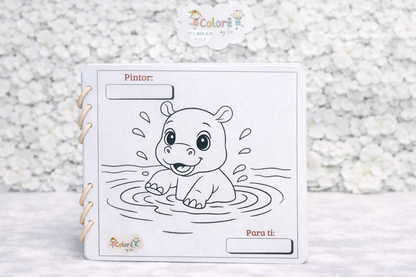 Livro de Colorir – Animais Divertidos + Oferta Kit de 12 Lápis de Cor