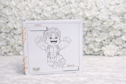 Livro de Colorir – Personagens Infantis + Oferta Kit de 12 Lápis de Cor