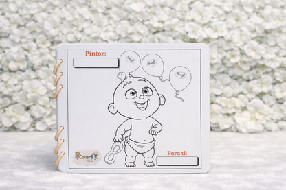 Livro de Colorir – Personagens Infantis + Oferta Kit de 12 Lápis de Cor