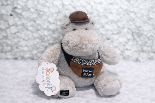 Hippo Charlie com bolsa- Peluches