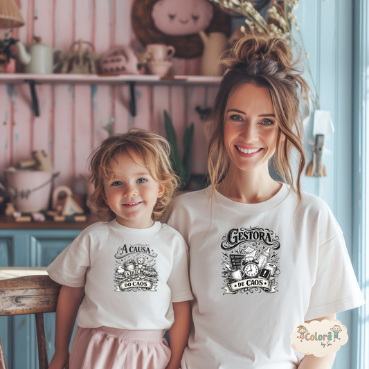 A gestora Pack T-Shirt Mãe e Filha