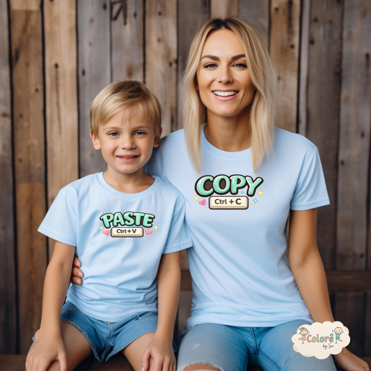 Copy e Paste Pack T-Shirt Mãe e Filho