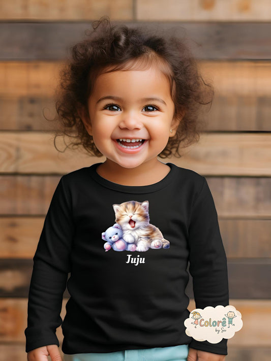 Miau Soneca Sweatshirt unissexo sem carapuço – Animais fofos