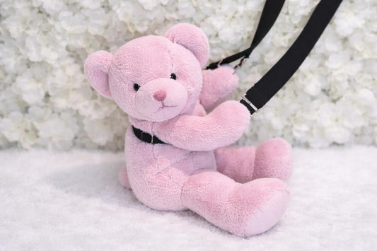 Peluche Mochila Fofa Rosa 30cm